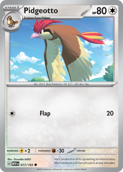 Pokemon 151 Pidgeotto - 17