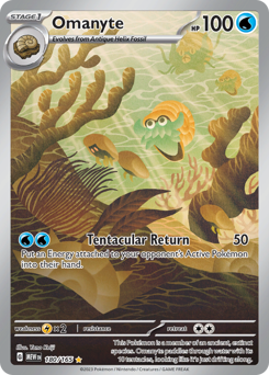 Pokemon 151 Omanyte - 180