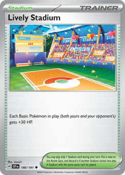 Pokemon Surging Sparks Lively Stadium - 180