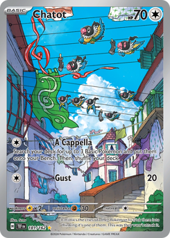 Pokemon Temporal Forces Chatot - 181