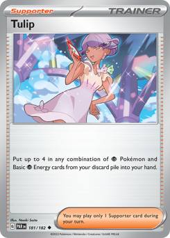 Pokemon Paradox Rift Tulip - 181