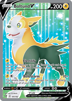 Pokemon Rebel Clash Boltund V - 181