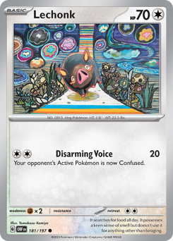 Pokemon Obsidian Flames Lechonk - 181