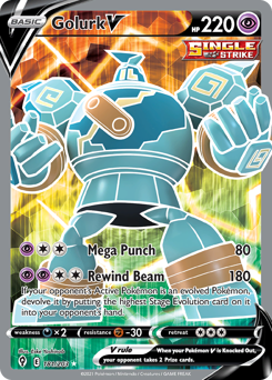 Pokemon Evolving Skies Golurk V - 181
