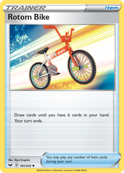 Pokemon Sword & Shield Rotom Bike - 181