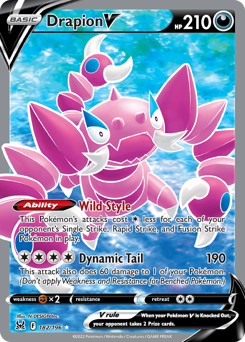 Pokemon Lost Origin Drapion V - 182