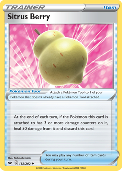 Pokemon Sword & Shield Sitrus Berry - 182