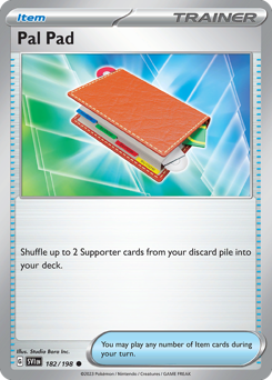 Pokemon Scarlet & Violet Pal Pad - 182