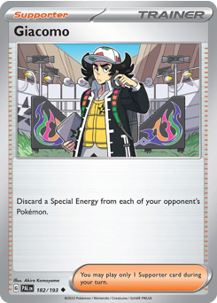 Pokemon Paldea Evolved Giacomo - 182