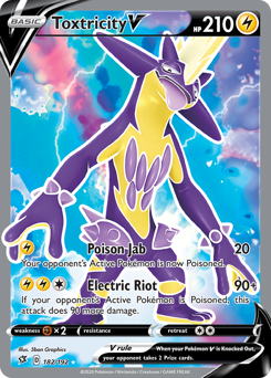 Pokemon Rebel Clash Toxtricity V - 182