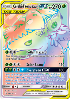 Pokemon Team Up Celebi & Venusaur-GX - 182