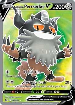 Pokemon Lost Origin Galarian Perrserker V - 183
