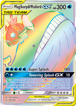 Pokemon Team Up Magikarp & Wailord-GX - 183