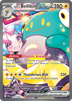 Pokemon Journey Together Iono's Bellibolt ex - 183