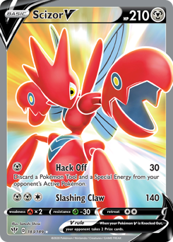 Pokemon Darkness Ablaze Scizor V - 183