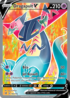 Pokemon Rebel Clash Dragapult V - 183