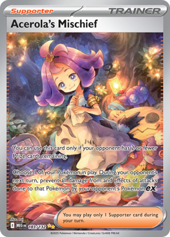 Pokemon Mega Evolution Acerola's Mischief - 183