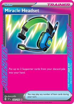 Pokemon Surging Sparks Miracle Headset - 183