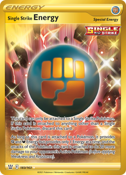 Pokemon Battle Styles Single Strike Energy - 183