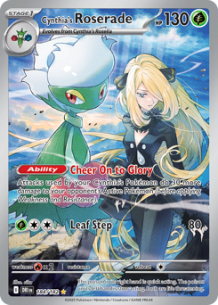 Pokemon Destined Rivals Cynthia's Roserade - 184