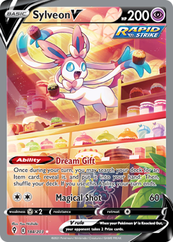 Pokemon Evolving Skies Sylveon V - 184