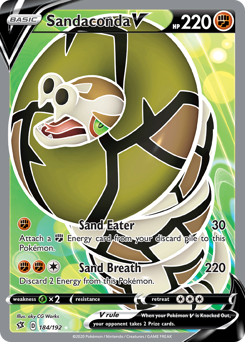 Pokemon Rebel Clash Sandaconda V - 184