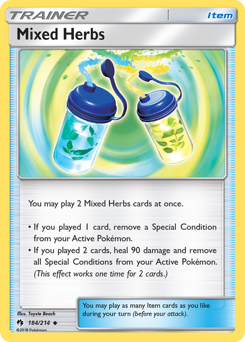 Pokemon Lost Thunder Mixed Herbs - 184
