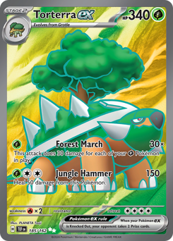 Pokemon Temporal Forces Torterra ex - 185