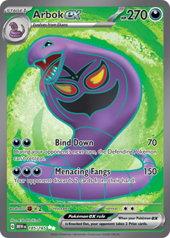 Pokemon 151 Arbok ex - 185