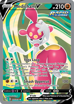 Pokemon Evolving Skies Medicham V - 185