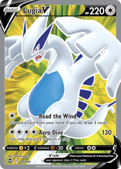 Pokemon Silver Tempest Lugia V - 185