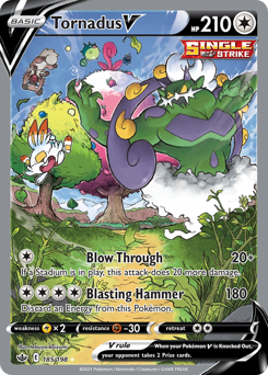 Pokemon Chilling Reign Tornadus V - 185