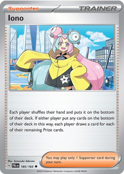 Pokemon Paldea Evolved Iono - 185