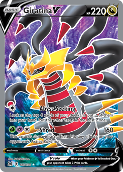Pokemon Lost Origin Giratina V - 185