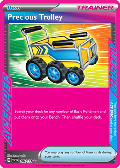 Pokemon Surging Sparks Precious Trolley - 185