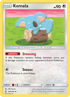 Pokemon Unified Minds Komala - 185