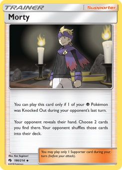 Pokemon Lost Thunder Morty - 186