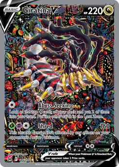 Pokemon Lost Origin Giratina V - 186
