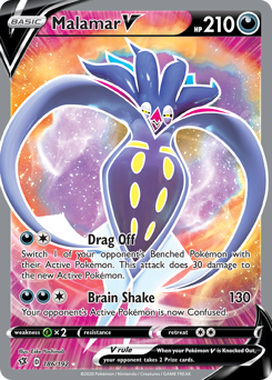 Pokemon Rebel Clash Malamar V - 186