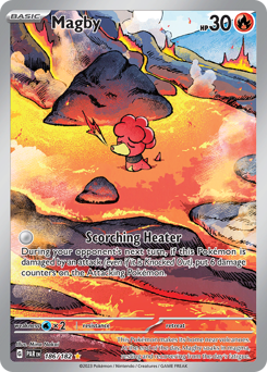 Pokemon Paradox Rift Magby - 186