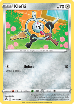 Pokemon Fusion Strike Klefki - 186