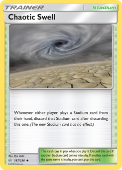 Pokemon Cosmic Eclipse Chaotic Swell - 187