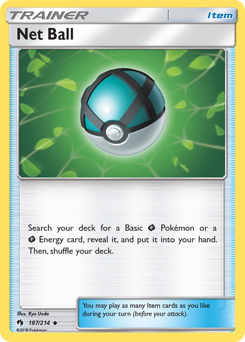 Pokemon Lost Thunder Net Ball - 187