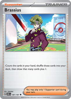 Pokemon Obsidian Flames Brassius - 187