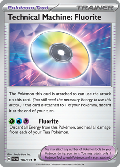 Pokemon Surging Sparks Technical Machine: Fluorite - 188
