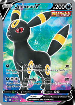 Pokemon Evolving Skies Umbreon V - 188