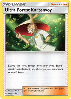 Pokemon Unbroken Bonds Ultra Forest Kartenvoy - 188