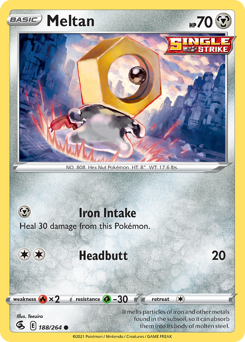 Pokemon Fusion Strike Meltan - 188