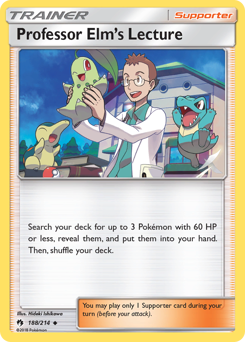 Pokemon Lost Thunder Professor Elm's Lecture - 188