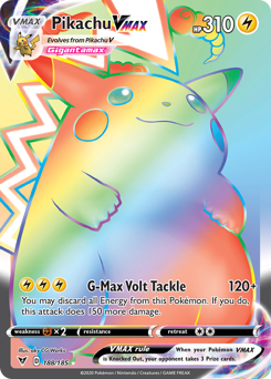 Pokemon Vivid Voltage Pikachu VMAX - 188